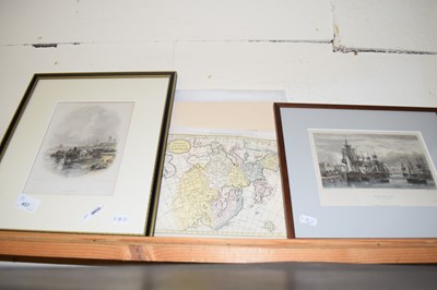 Lot 457 - MIXED LOT: VARIOUS PRINTS AND ENGRAVINGS TO...