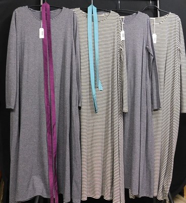Lot 14 - Four striped jersey dresses by Apuntob, (BNWT),...