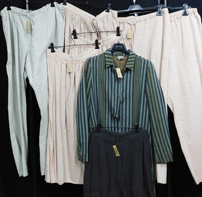 Lot 29 - Neeru Kumar: Three pairs of cotton printed...