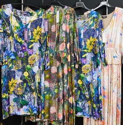 Lot 43 - Pazuki: Four reylon printed tunic dresses...