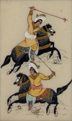 Lot 515 - Indian School, 19th Century, An equestrian...