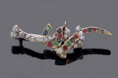 Lot 327 - Precious metal, diamond and multi-stone set...