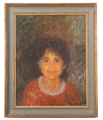 Lot 57 - Patricia Espir (British, 1934–1999) "Happiness"...