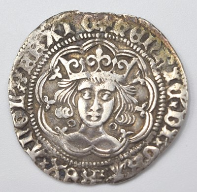 Lot 160 - Henry VI, Groat, Calais, mm. cross I, annulets...