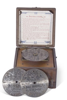 Lot 385 - A small late 19th century Fairy polyphon in...