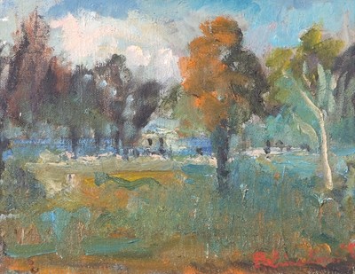 Lot 84 - Patricia Espir (British, 1934–1999) "Autumn...