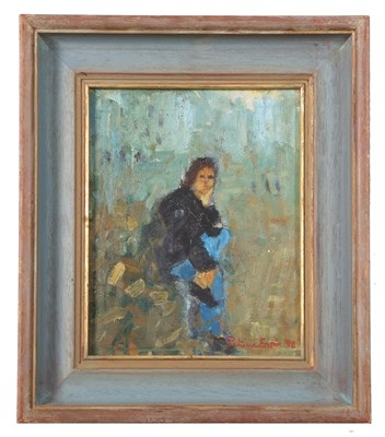 Lot 76 - Patricia Espir (British, 1934–1999) "Sitting...