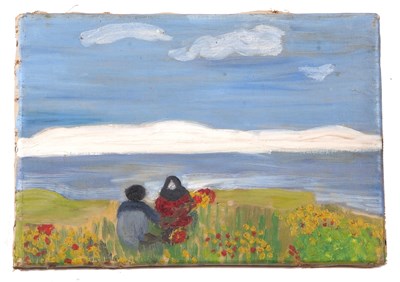 Lot 128 - Patricia Espir (British, 1934–1999) "Salt lake"...