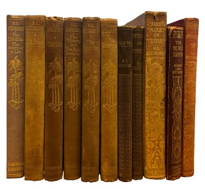 Lot 396 - ROBERT LOUIS STEVENSON: 11 Titles: Tusitala...