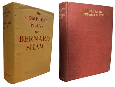 Lot 286 - BERNARD SHAW: 2 Titles: PREFACES, London,...