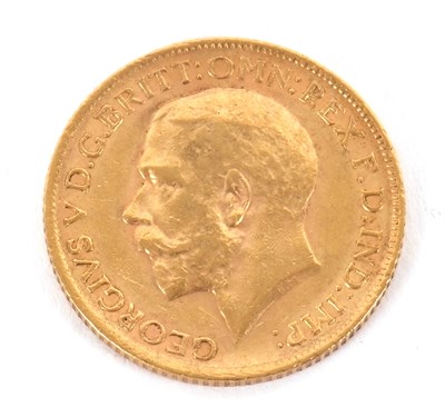 Lot 212 - A 1912 gold sovereign, 8.0g