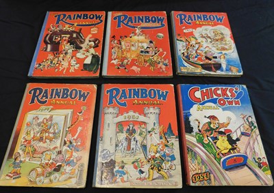 Lot 3 - THE RAINBOW ANNUAL 1924, 1928, 1949, 1951,...