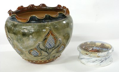 Lot 273 - Royal Doulton Art Nouveau Jardiniere