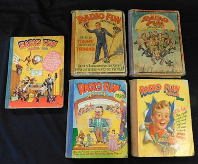 Lot 7 - RADIO FUN ANNUAL, 1944, 1945, 1949, 1950, 1951,...