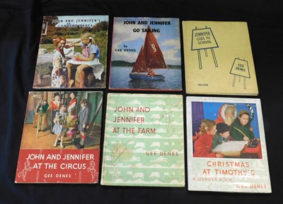 Lot 10 - GEE DENES: 6 titles: JENNIFER GOES TO SCHOOL,...