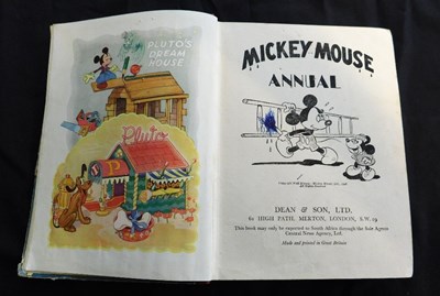 Lot 9 - WALT DISNEY: MICKEY MOUSE ANNUAL, London, Dean...