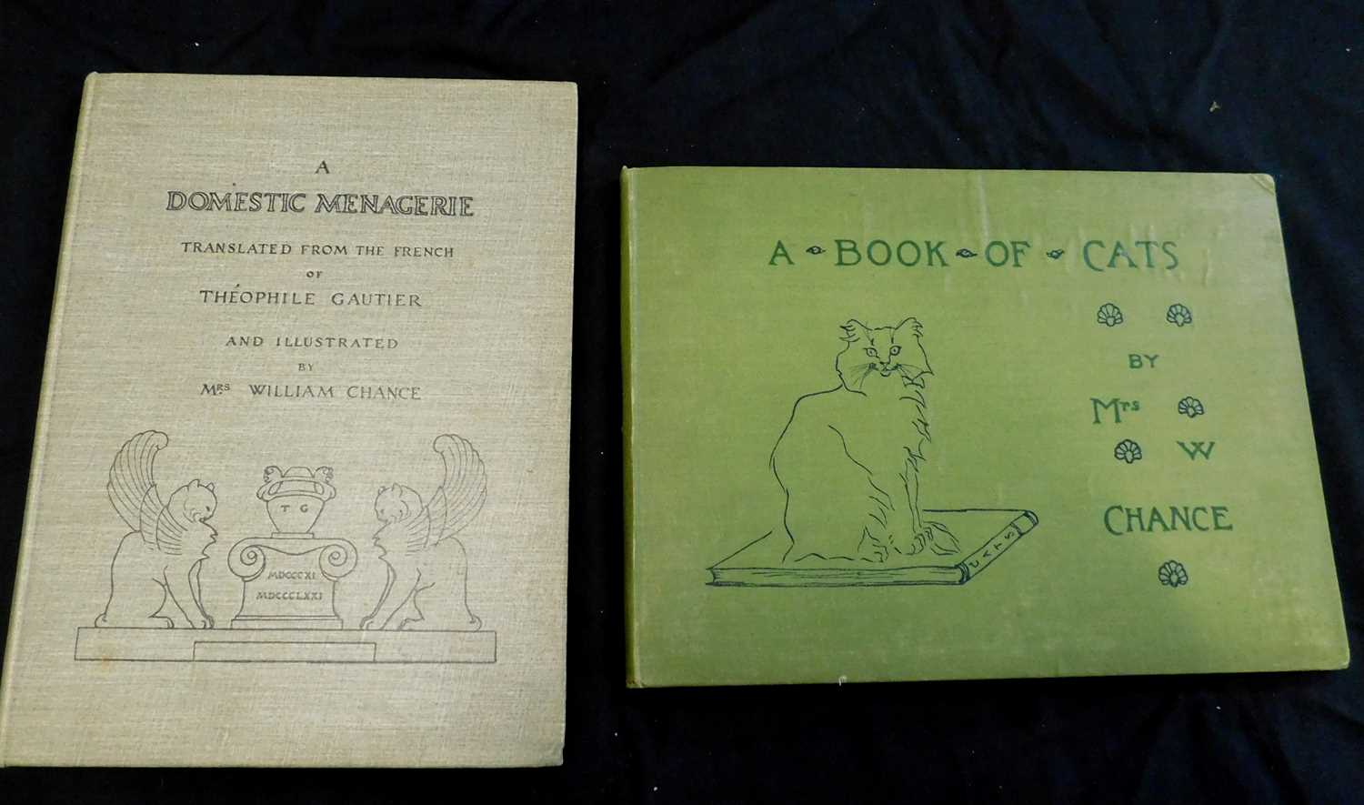 Lot 37 - LADY JULIA CHARLOTTE CHANCE: A BOOK OF CATS...,...