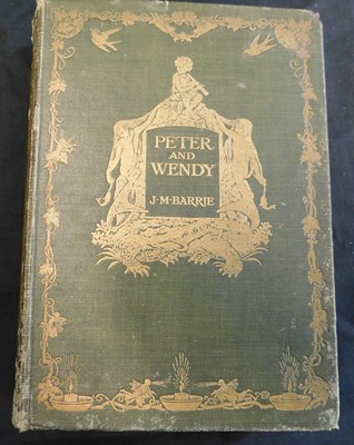 Lot 55 - SIR JAMES MATTHEW BARRIE: PETER AND WENDY, ill...
