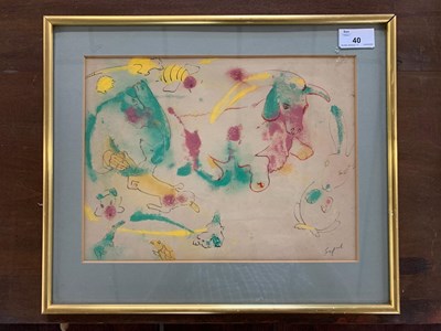 Lot 40 - Hyman Segal (1914-2004), abstract animals and...