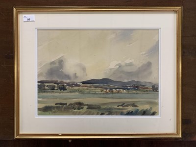 Lot 50 - Donald Bosher RI (1912-1977) A view over a...