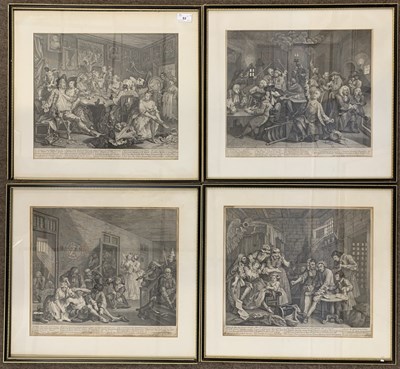 Lot 53 - William Hogarth (1697-1764), complete eight...
