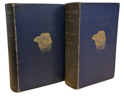 Lot 602 - SVEN HEDIN: OVERLAND TO INDIA, London,...