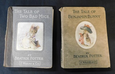 Lot 86 - BEATRIX POTTER: 2 titles: THE TALE OF TWO BAD...