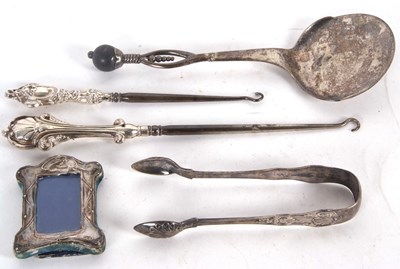 Lot 170 - Mixed Lot: A pair of Victorian silver Kings...