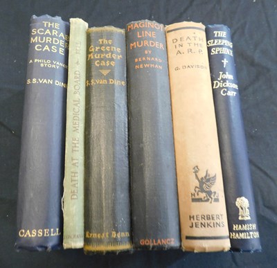 Lot 112 - S S VAN DINE: 2 titles: THE GREENE MURDER CASE,...