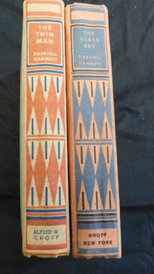 Lot 120 - DASHIEL HAMMETT: 2 titles: THE GLASS KEY, New...