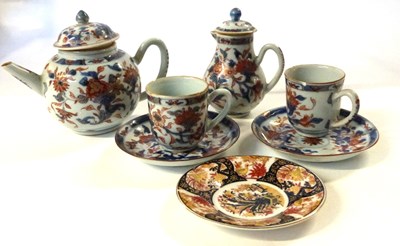 Lot 201 - A part 18th Century Chinese porcelain tea set...