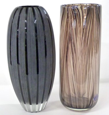Lot 242 - Two Art Glass vases, one Murano with a...