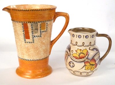 Lot 249 - Two Bursley ware jugs both designed by...