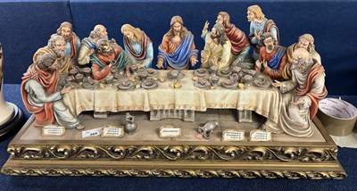 Lot 269 - An impressive Capodimonte porcelain group of...