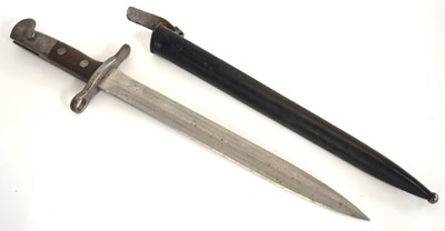 Lot 75 - 20th century Swiss Schmidt Rubin M1918 bayonet...
