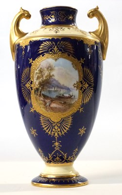 Lot 330 - A Coalport vase, early 20th Century with...