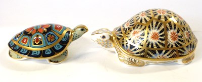 Lot 331 - A Royal Crown Derby paperweight gold stopper...