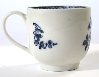 Lot 333 - A rare 18th Century Bristol porcelain cup with...