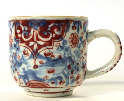Lot 362 - A Chinese porcelain teacup, 18th Century with...