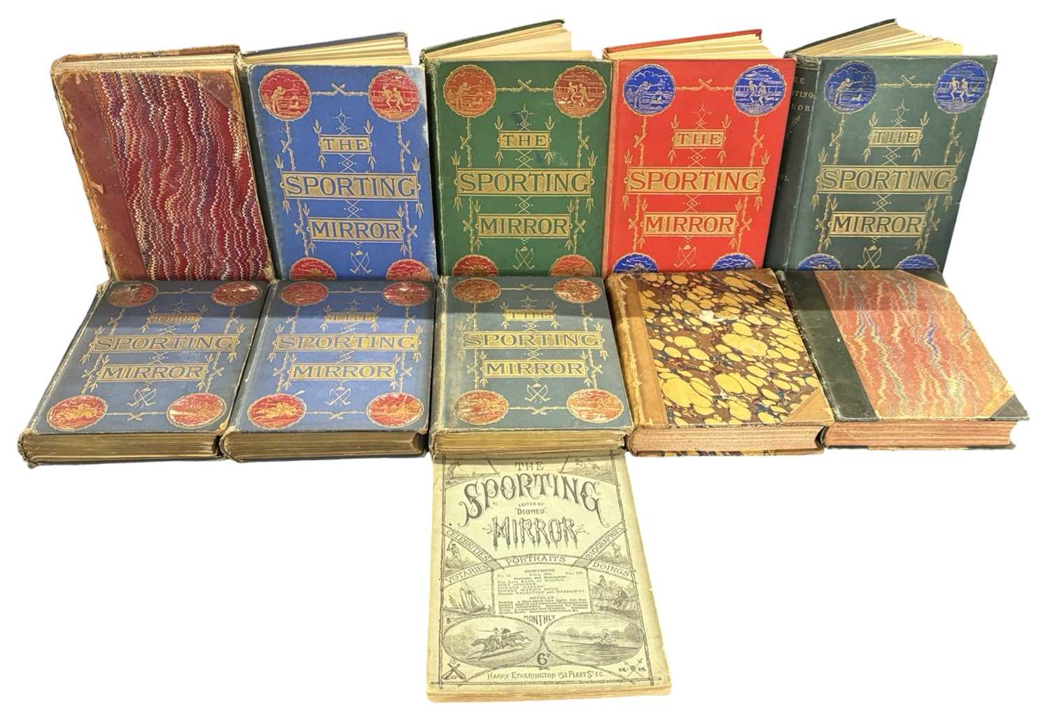 Lot 74 - THE SPORTING MIRROR. Complete run of 60 issues...
