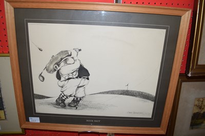 Lot 325 - GARY PATTERSON, HOOK SHOT, BLACK AND WHITE...