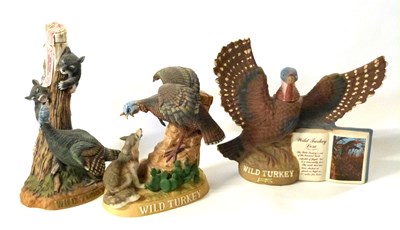 Lot 399 - Group of turkey figures including a Wild...