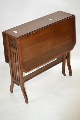 Lot 446 - An Edwardian mahogany Sutherland table of...