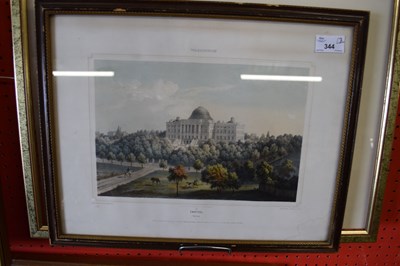 Lot 344 - MIXED LOT: MICHAEL SCOTT COLOURED PRINT,...
