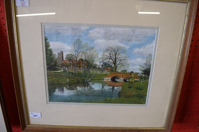 Lot 347 - R F LUGG (20TH CENTURY), "River Avon,...