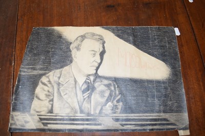 Lot 348 - STUDY OF RUSSIAN BORN BRITISH PIANIST, BENNO...