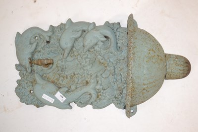 Lot 537 - A 20th Century cast iron water feature...