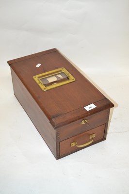 Lot 495 - A late 19th or early 20th Century hardwood...