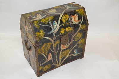 Lot 529 - A 20th Century Indonesian hardwood wine casket...