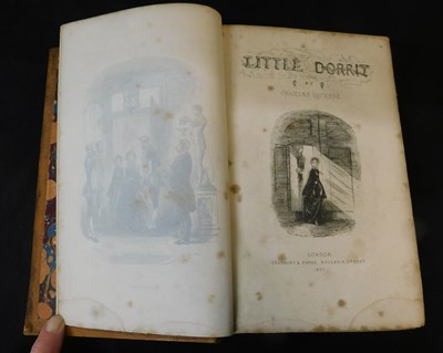 Lot 146 - CHARLES DICKENS: LITTLE DORRIT, ill H K Browne,...